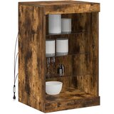 Komoda s LED svjetlima boja dimljenog hrasta 41x37x67 cm | Eponuda.com