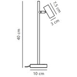 Nordlux LED prigušiva stona lampa OMARI LED/3,2W/230V bela | Eponuda.com