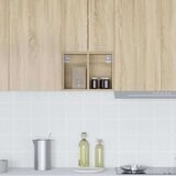 vidaXL Viseča omarica s polico Riga Sonoma hrast 30 x 29,5 x 40 cm | Shoptok.si