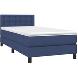  box spring s madracem LED plavi 80 x 200 cm od tkanine | shoptok.hr