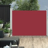 vidaXL Zložljiva stranska tenda za teraso 100x500 cm rdeča Cene