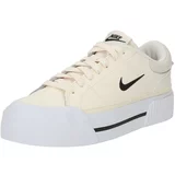 Nike Sportswear Niske tenisice 'Court Legacy Lift' crna / vuneno bijela