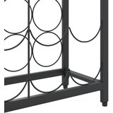  Stalak za vino za 95 boca crni 54 x 18 x 200 cm kovano željezo | shoptok.hr