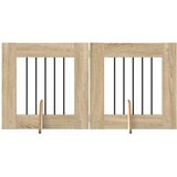  Vrata za pse s postoljem 2 pcs Hrast sonoma 60 x 60 cm | shoptok.hr