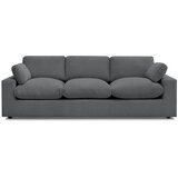 Bobochic Paris Temno siva sedežna garnitura iz rebrastega žameta 250 cm Belair – | Shoptok.si