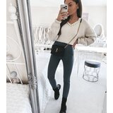Gemre Grey Waxed Leggings Ambrose | Shoptok.si