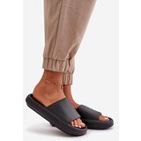 Boto PE1 Women's Lightweight Foam Slippers On Thick Sole Black Querceria | Shoptok.si