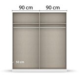 home24 OMARA S KLASIČNIMI VRATI, bela | Shoptok.si