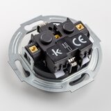  Kliklap - Trostruka retro kućna utičnica sa okvirom SCHUKO 230 V, antracit | Eponuda.com