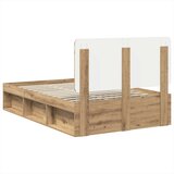  Konstrukcija postelje Oreh 120 x 200 cm Masivno borovo les, (5000102765) | Shoptok.si