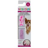 Kitty caps gn-kitty s bele i roze navlake za mačje kandže