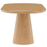 Venture Home Castor ovalni blagovaonski stol 200 × 90 cm, prirodna boja drva | shoptok.hr