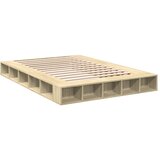  Okvir za krevet boja hrasta 150x200 cm konstruirano drvo | shoptok.hr