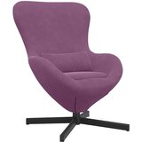  Jajolika fotelja Ljubičasta 63 x 73 x 90 cm Baršun | Shoptok.si