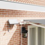  Okvir tende S LED lampica Bijelo 450 × 350 cm Aluminij | shoptok.hr