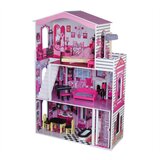 Lean_Toys Lesena hiška za igro Camellia roza | Shoptok.si