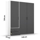 Modern Living Omara S Klasičnimi Vrati Voyager, Siva, Bela | Shoptok.si