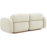 Makamii Kremno bela sedežna garnitura iz tkanine bouclé 190 cm Ailani – | Shoptok.si