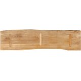 Stolna ploča 180x40x2,5cm od masivnog drva manga sa živim rubom | shoptok.hr