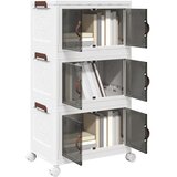  Složiva kutija za pohranu kotačima 3razine 28 L 48,5x29,5x86 cm | shoptok.hr
