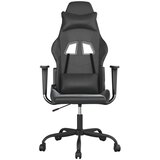  Masažni gaming stol črno umetno usnje | Shoptok.si