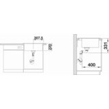 Blanco sudoper PLEON 6 InFino SILGRANIT ANTRACIT, s dalj. upr. | shoptok.hr