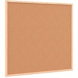 vidaXL Magnetska bijela ploča s okvirom od punog borovine 60x55 cm | shoptok.hr