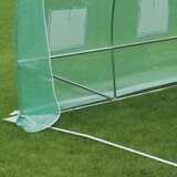  Vrtni staklenik – tunel od folije 4x2.5x2m 10m² UV-4 Premium - zeleni | shoptok.hr