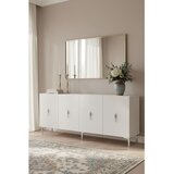 Hanah home komoda Salkım 180, 180 cm, bela / srebrna | Eponuda.com
