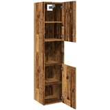 vidaXL Kupaonski viseći ormarić staro drvo 30x30x130 cm | shoptok.hr