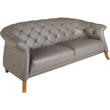 Angel Cerdá Chester kavč 2 sedežna garnitura sivo usnje, (21327926) Cene