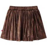 Dječja suknja sa šljokicama boja konjaka 92 | shoptok.hr