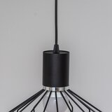  Visilica na sajli SOLANO 1xE27/15W/230V crna/sjajni hrom | Eponuda.com