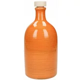 Brandani Oranžna keramična steklenička za olje Maiolica, 500 ml
