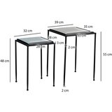 MID.YOU SET MIZ, modra, črna | Shoptok.si