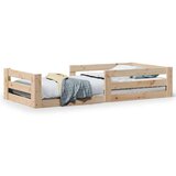 vidaXL Posteljni okvir brez vzmetnice bel 80x200 cm trdna borovina | Shoptok.si