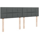 vidaXL Box spring postelja z vzmetnico temno siva 180x200 cm blago | Shoptok.si