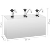 Dozator za umak od nehrđajućeg čelika 3 x 3,5 L | Eponuda.com