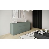 P & B Široka Komoda Berlin, Žajbljevo Zelena | Shoptok.si