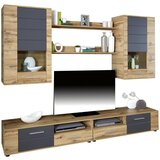 Mömax Dnevni Regal Fargo, Barva Hrasta, Siva, Led | Shoptok.si
