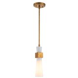 Elstead KRISTY-MP-DG-OPAL - Luster na šipci KRISTY 1xE27/40W/230V prečnik 15,2 cm u bakarnoj boji | Eponuda.com