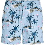 Jack & Jones Muški šorc za kupanje Jpstmaui Splash Magic, Svetloplavi Cene