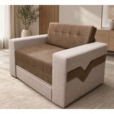 SRPT Halas Fotelja na razvlačenje sa ostavom Sanja Lux, 85x120, braon/krem | Eponuda.com