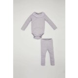 Defacto Baby Girl Ribbed Camisole Snap Body 2 Piece Set Cene