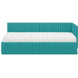  Kutni krevetni okvir s madracem 2 kom. Tirkizna 90 x 190 cm | Shoptok.si