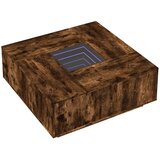  Stolić s beskonačnim LED svjetlima boja hrasta 100x100x40 cm | Eponuda.com
