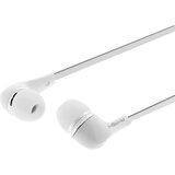 Oem Akashi, Žične žične stereo slušalke 3,5-milimetrski daljinski upravljalnik, Bela, (5000228757) | Shoptok.si