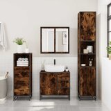  3-dijelni set kupaonskog namještaja boja hrasta drveni | shoptok.hr
