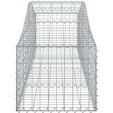 vidaXL Lučne gabionske košare 7 kom 200x50x40/60 cm pocinčano željezo | shoptok.hr
