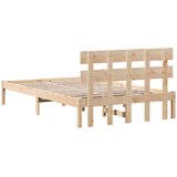  Krevetna konstrukcija Smeđa 120 x 190 cm Čvrsto borovo drvo | Eponuda.ba